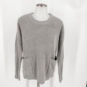Melloday Sweaters Two Pocket Pullover Sweater